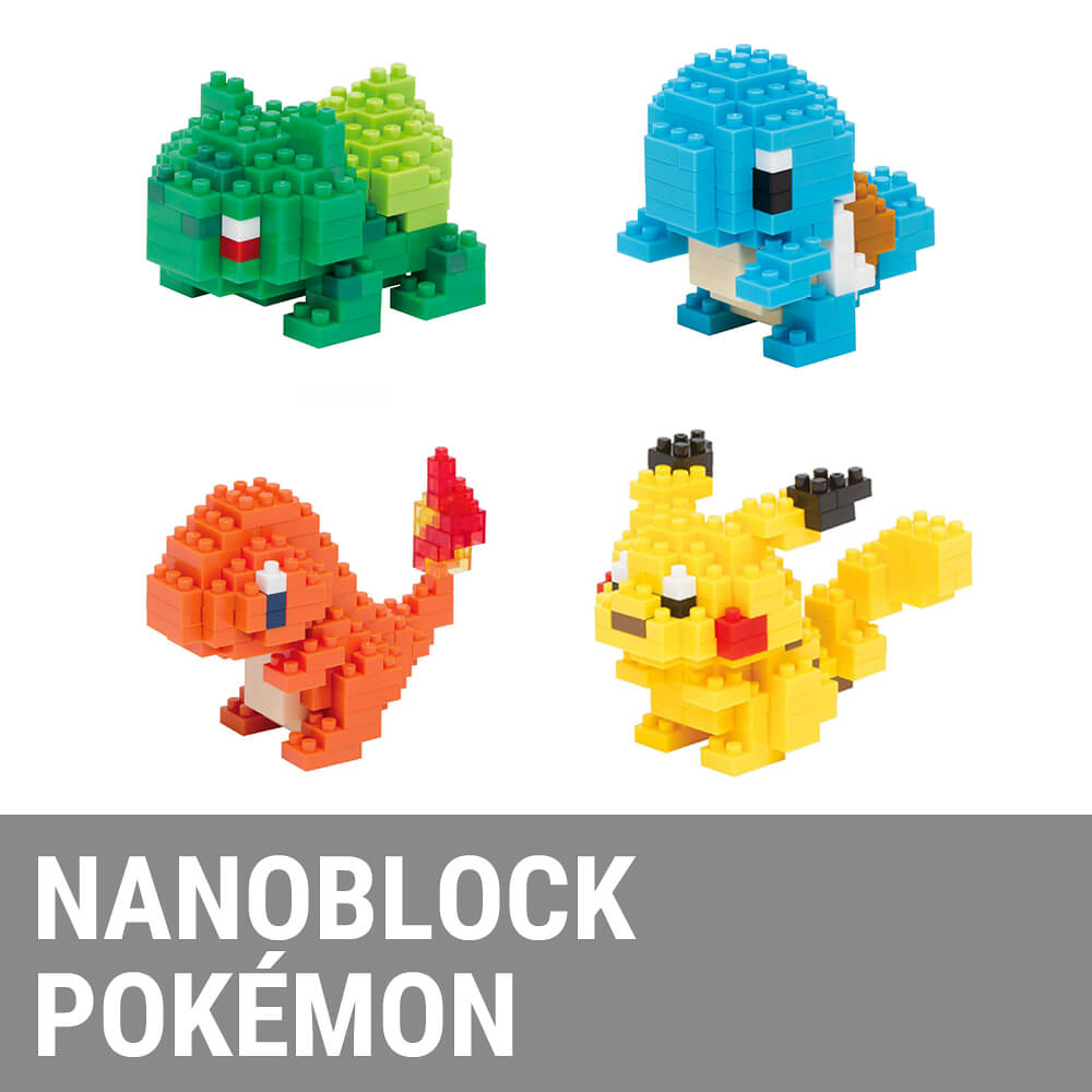Explorez le monde miniature des Pokémon avec nos Nanoblocks exclusifs. Chaque bloc donne vie à vos Pokémon préférés. Collectionnez, construisez, et revivez l'aventure pixelisée. Plongez dans notre collection Nanoblock Pokémon pour une expérience unique!