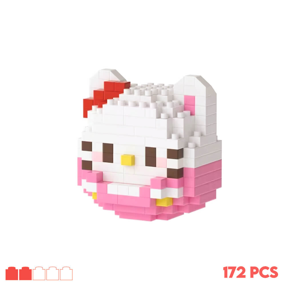 Kit de construction NanoBlock Hello Kitty Difficultée 2/5 et 172 pièces