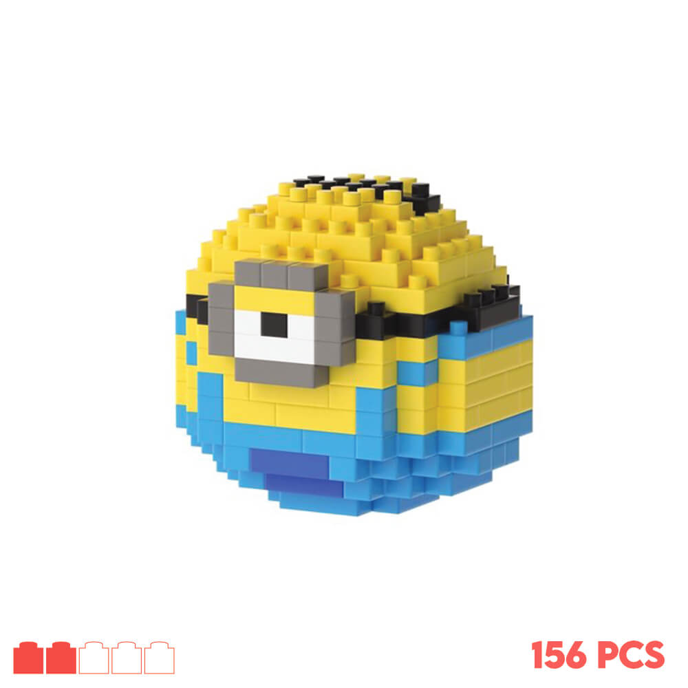 Kit de construction NanoBlock Minion Stuart Difficultée 2/5 et 156 pièces