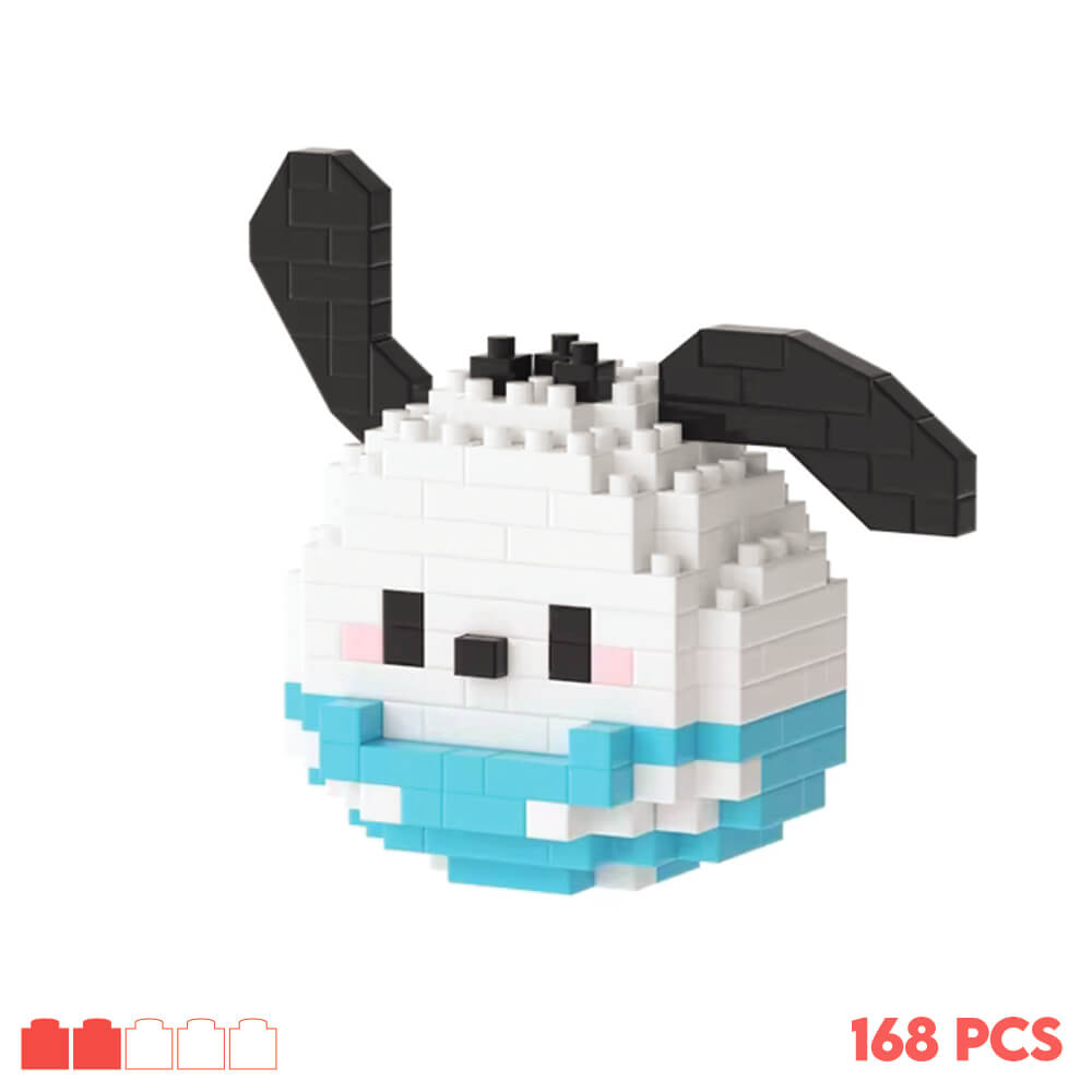 Kit de construction NanoBlock Pochacco Difficultée 2/5 et 168 pièces