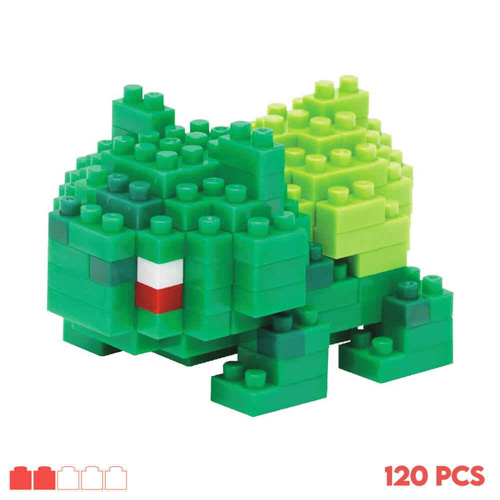 Kit de construction NanoBlock Bulbizarre Difficultée 2/5 et 120 pièces