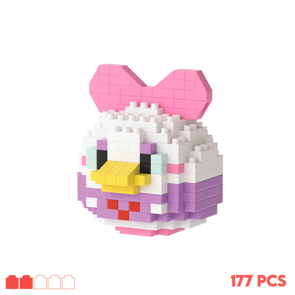 Kit de construction NanoBlock Daisy 
Duck Difficultée 2/5 et 177 pièces