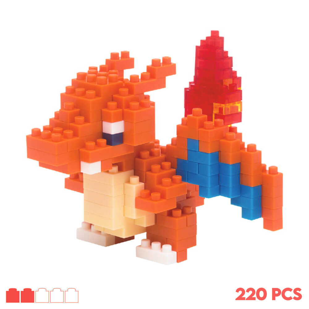 Kit de construction NanoBlock Dracaufeu Difficultée 2/5 et 220 pièces