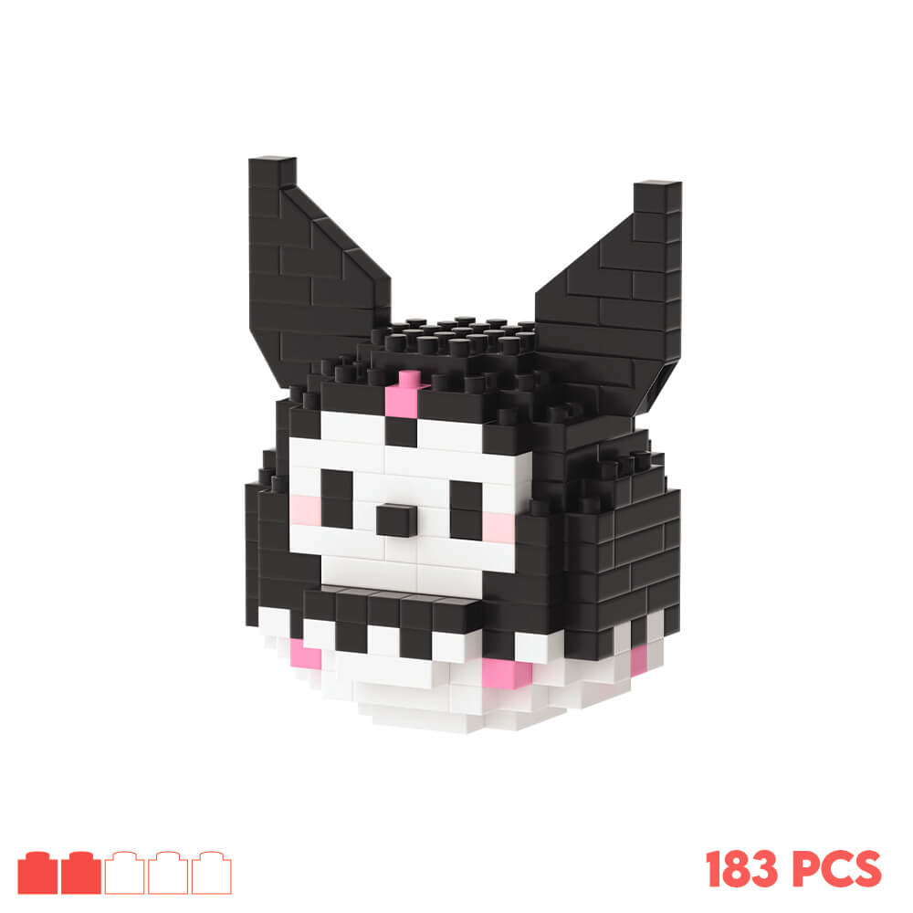 Kit de construction NanoBlock Kuromi Difficultée 2/5 et 183 pièces